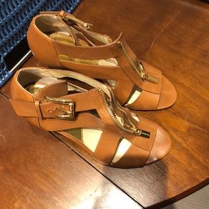 Michael Kors leather strappy sandals